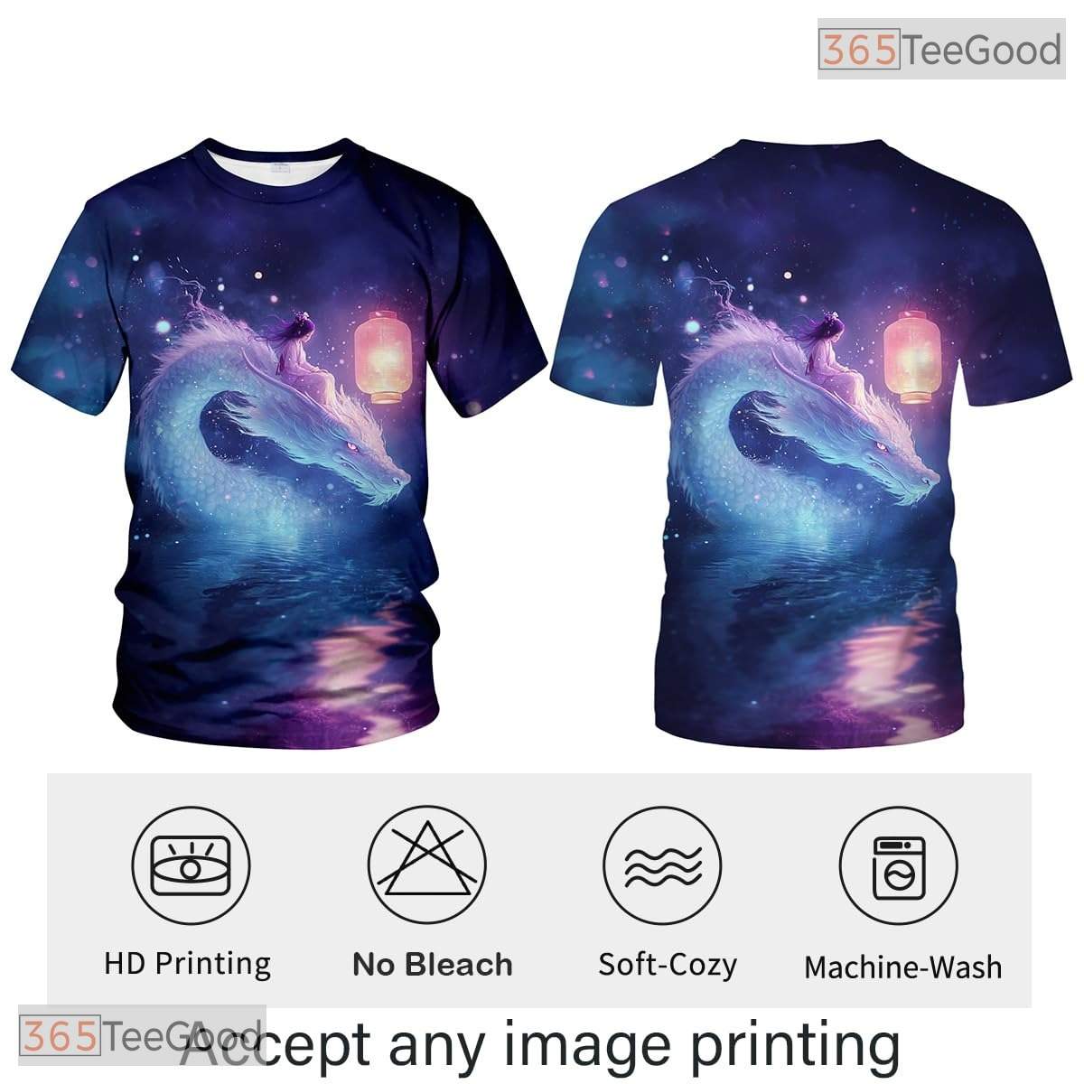 Pink Mythical Dragon Funny Graphic Novelty 3D Printed Casual Unisex Tee Shirt Top