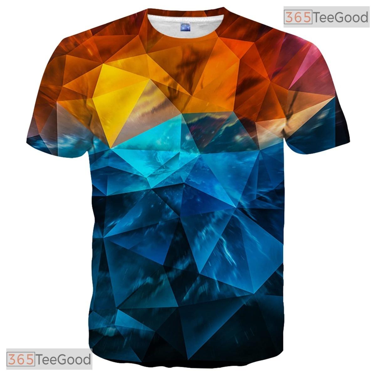 Vibrant Pink Floral Blossom Graphic Art 3D Printed Casual Unisex Tee Shirt Top