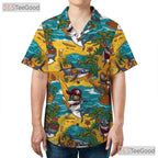 Pirate Shark Hawaiian Shirt Tropical Surf Vibe Men Women Aloha Top