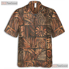Polynesian Aloha Tribal Print Hawaiian Shirt for Men Women Summer Beach Outfit