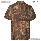 Polynesian Aloha Tribal Print Hawaiian Shirt for Men Women Summer Beach Outfit