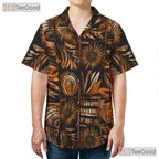 Polynesian Tribal Geometric Aloha Hawaiian Shirt Unisex Summer Vacation Outfit