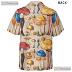 Psychedelic Mushroom Pin-Up Hawaiian Shirt Unisex Trippy Summer Beachwear