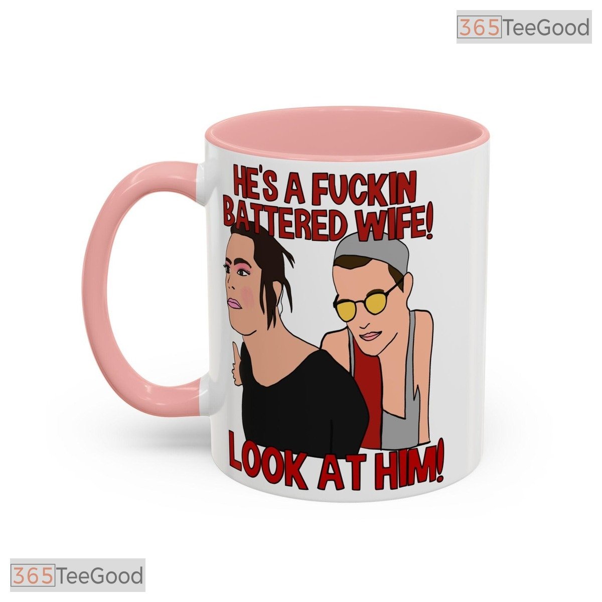 Funny Reality TV Slogan Accent Mug - Pop Culture Humorous Quote Ceramic Coffee Cup