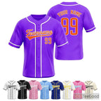 Purple Baseball Jersey Tee for Men & Women - A Clean Canvas for Team & Fan Designs