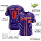 Purple Baseball Jersey Tee for Men & Women – Create Your Custom Player & Team Look