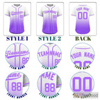 Purple Baseball Jersey Tee for Men & Women - A stylish pick for personalized apparel