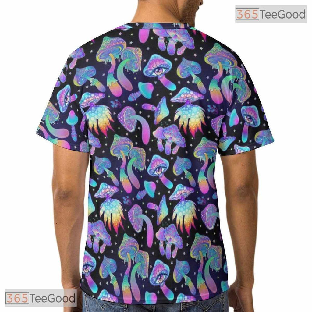 Purple Retro Vintage Disco 80s 90s Party Costume 3D Printed Casual Unisex Shirt