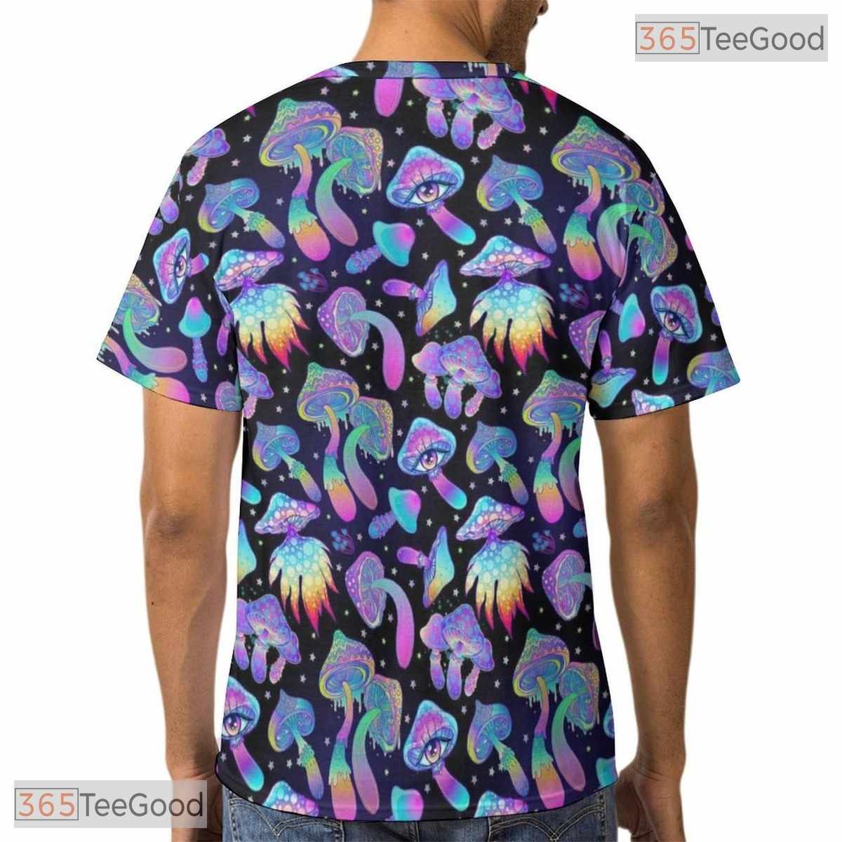 Purple Retro Vintage Disco 80s 90s Party Costume 3D Printed Casual Unisex Shirt