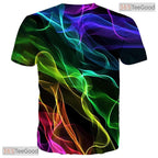 Midnight Black Graphic Art 3D Printed Casual Short Sleeve Unisex Tee Shirt Styles