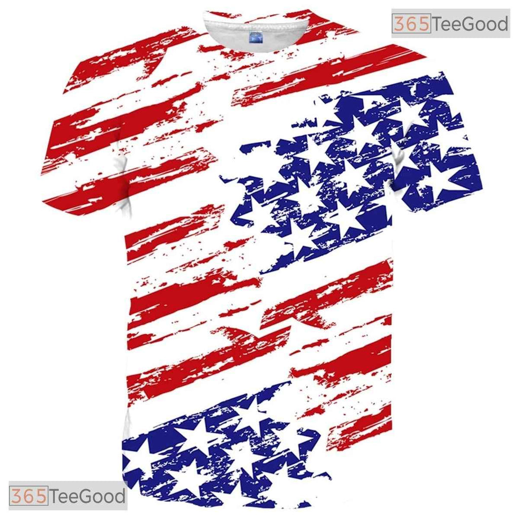 Crisp White Novelty Graphic Art 3D Printed Casual Unisex Tee Shirt For Teens Tops