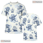 Raccoon Oktoberfest Beer Costume Novelty Graphic 3D Printed Casual Unisex T-Shirt Tops