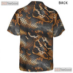 Realistic Python Snake Skin Luxury Hawaiian Tee Unisex Print Aloha Outfit
