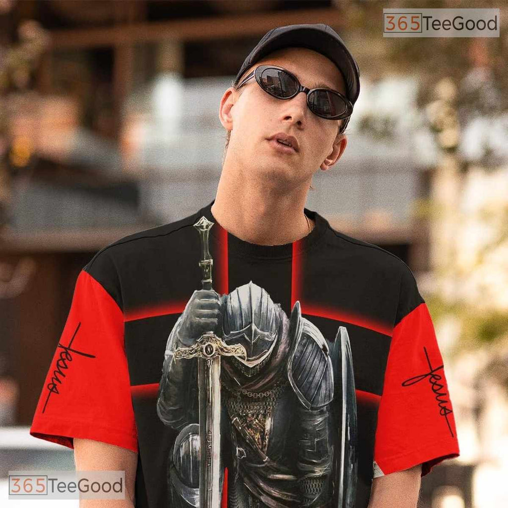 Bright Red Funny Graphic 3D Printed Casual Novelty Short Sleeve Unisex T-Shirt