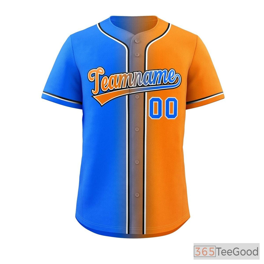 Red and Blue Baseball Jersey Tee for Men & Women - A classic pairing for daily comfort