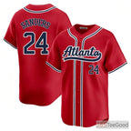 Red Baseball Jersey Tee for Men & Women - Design Your Own Personalized Team & Fan Style