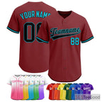 Red Baseball Jersey Tee for Men & Women - Your canvas for distinct custom designs