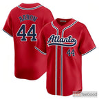 Red Baseball Jersey Tee for Men & Women - Add Your Custom Name, Number & Logo