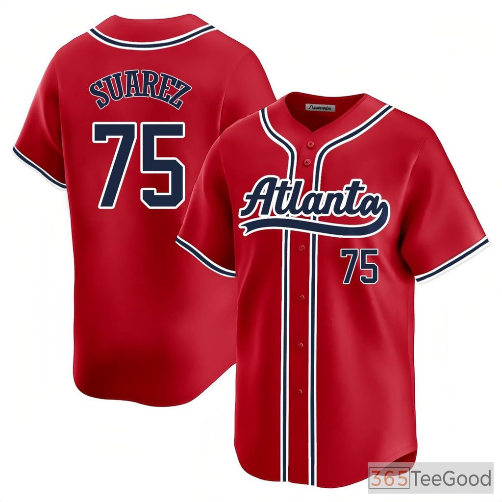 Red Baseball Jersey Tee for Men & Women - Effortless style for a comfortable, casual wardrobe