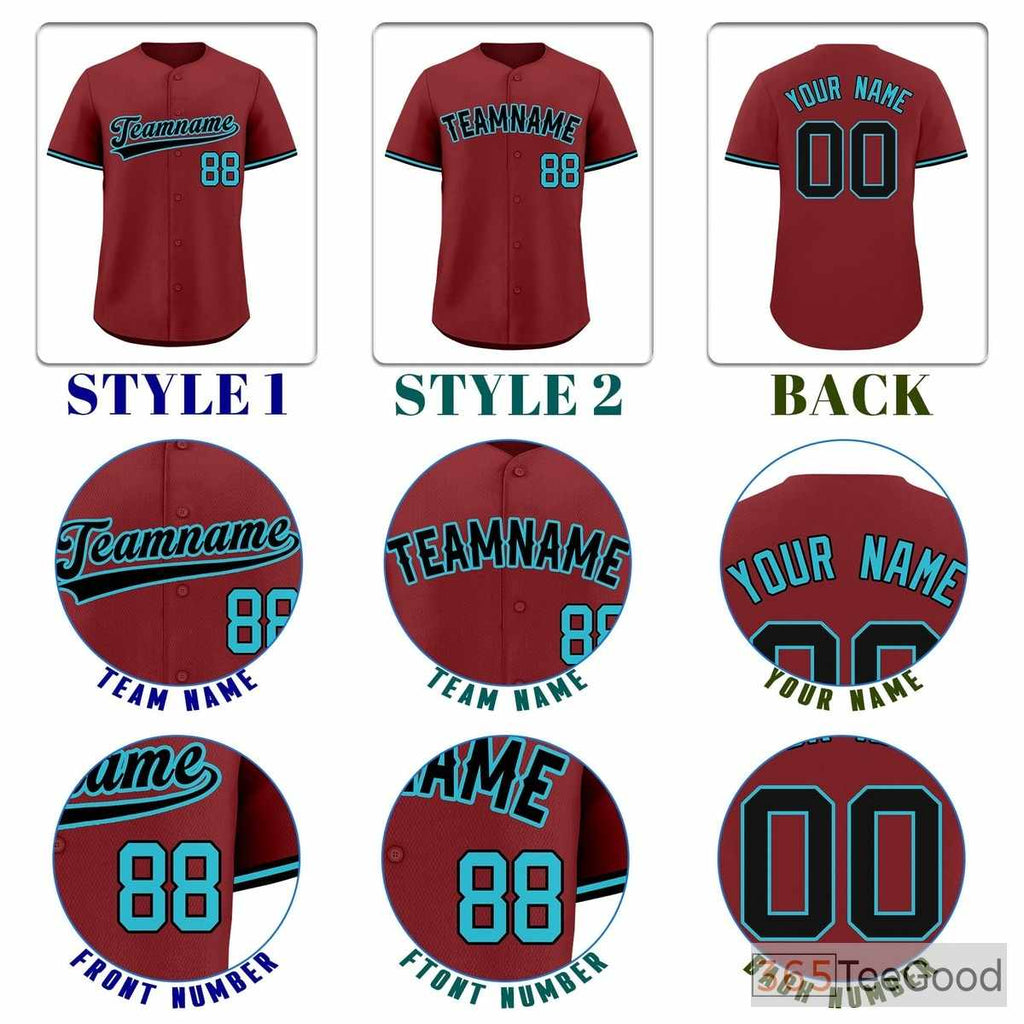 Red Baseball Jersey Tee for Men & Women - Your canvas for distinct custom designs