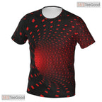 Red Flame Basketball Graphic Design 3D Printed Short Sleeve Unisex Tee Shirt Tops