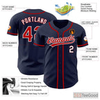 Red, Blue & Navy Baseball Jersey Tee for Men & Women - Personalize for Your Team