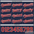 Red, Blue & Navy Baseball Jersey Tee for Men & Women - Personalize for Your Team