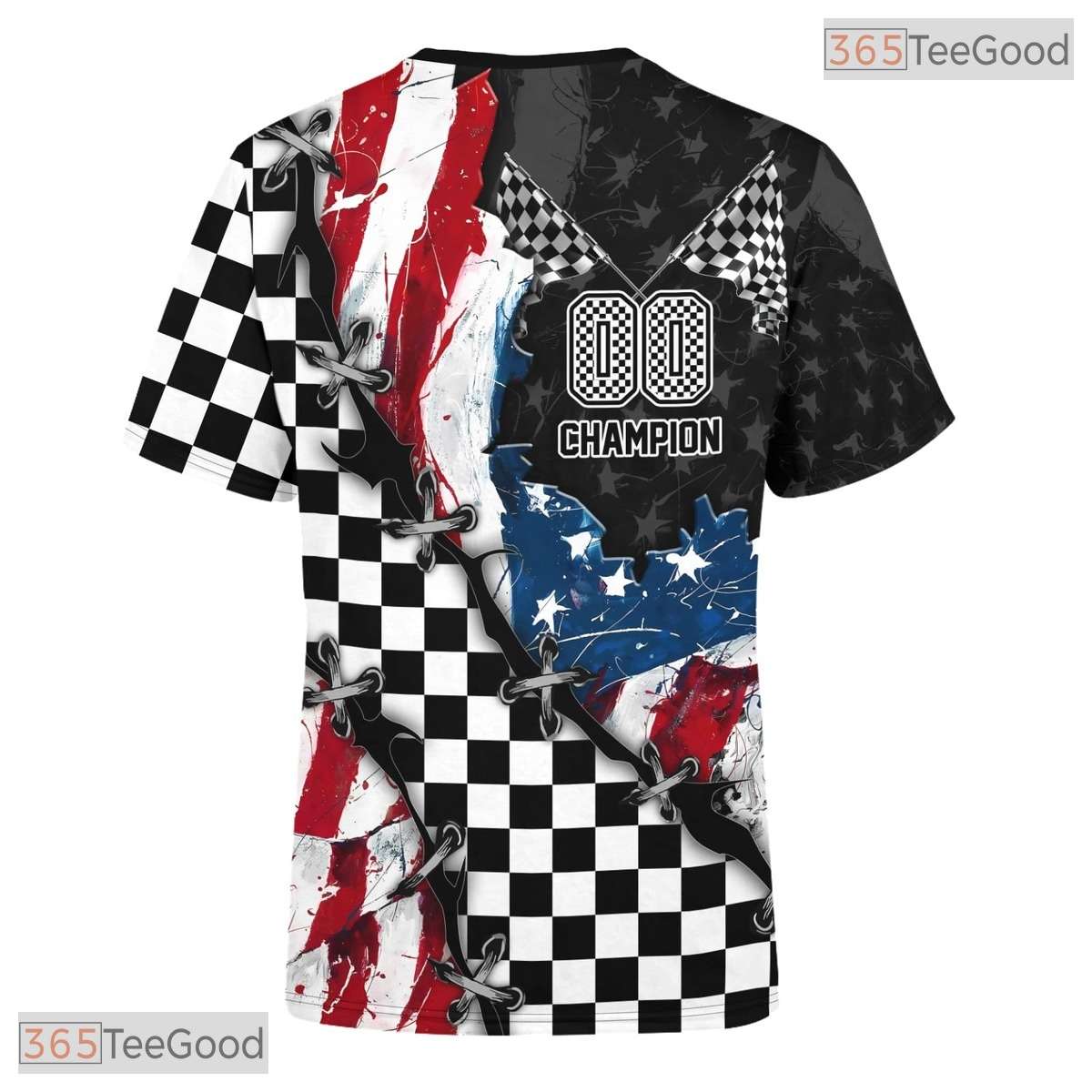 Red Sports Jersey Design 3D Graphic Printed Casual Short Sleeve Unisex Tee Shirt