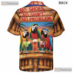 Relaxed Island Vibes Tropical Parrot Hawaiian Shirt Unisex Beach Party Top