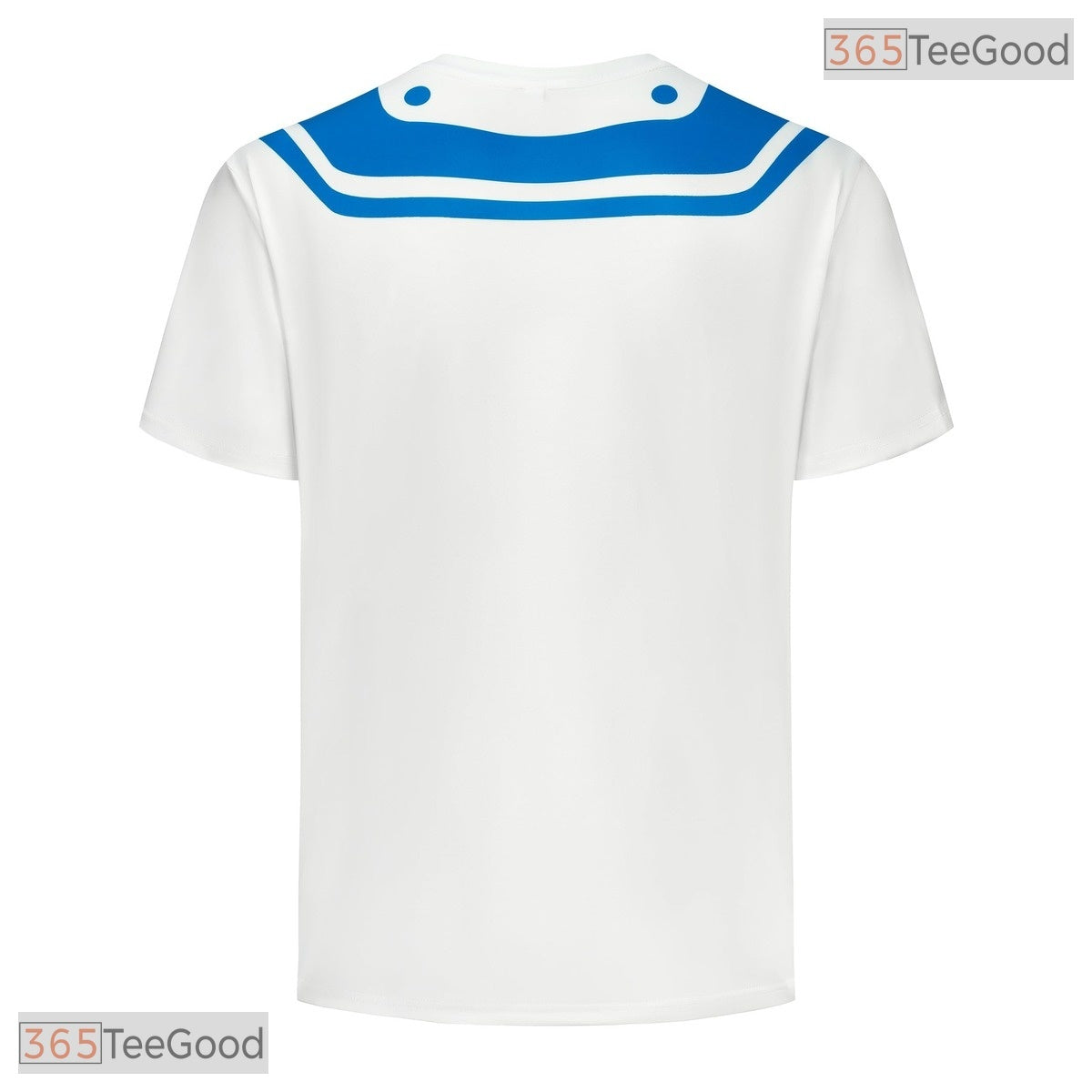 White Sailor Uniform Anchor Costume Novelty 3D Printed Casual Unisex Tee Shirt Tops