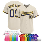 Sand Baseball Jersey Tee for Men & Women - A Neutral Tone for Sport & Casual Style