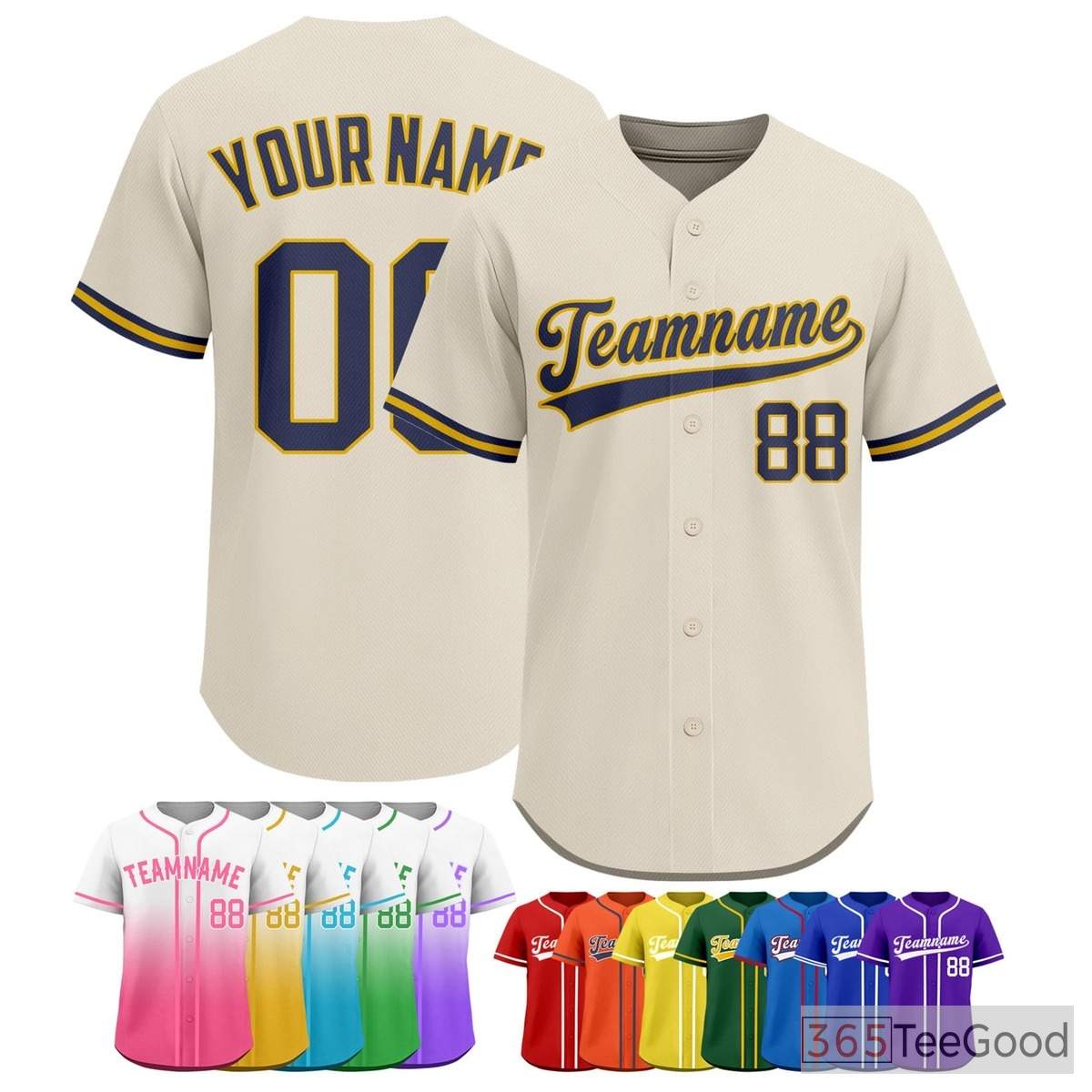 Sand Baseball Jersey Tee for Men & Women - A Neutral Tone for Sport & Casual Style