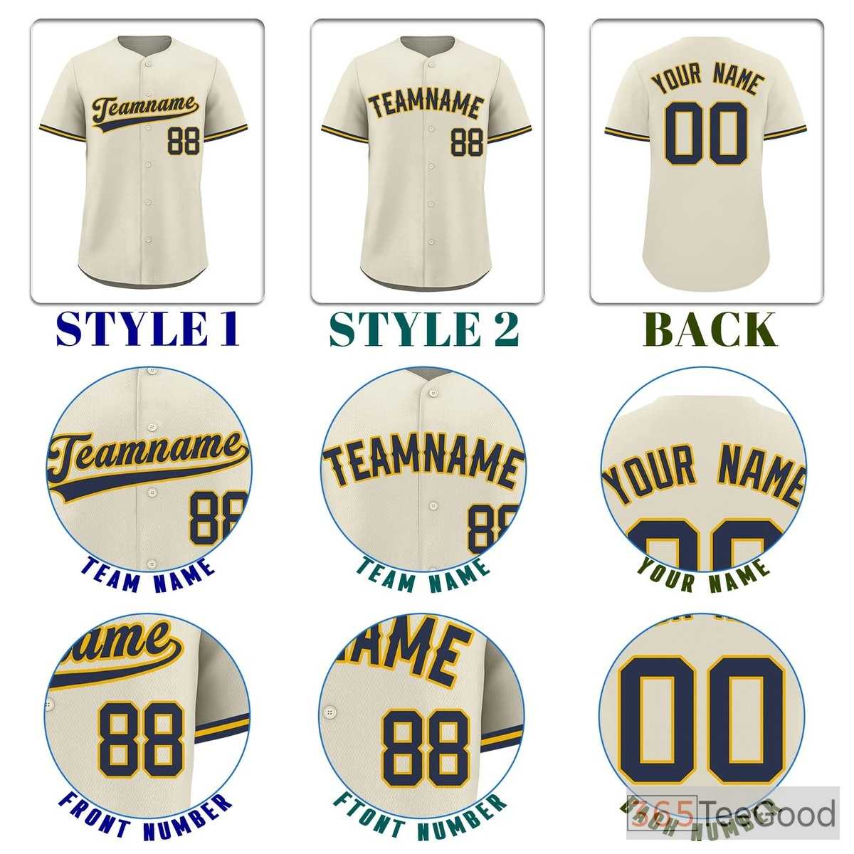 Sand Baseball Jersey Tee for Men & Women - A Neutral Tone for Sport & Casual Style