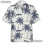 Seamless Palm Tree Tropical Hawaiian Shirt- Unisex Island Beach Aloha Apparel