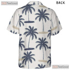Seamless Palm Tree Tropical Hawaiian Shirt- Unisex Island Beach Aloha Apparel