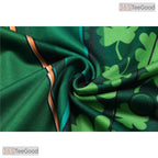 Green Shamrock St Patricks Day Costume Novelty 3D Printed Casual Unisex T-Shirt Top