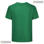 Green Shamrock St Patricks Day Costume Novelty 3D Printed Casual Unisex T-Shirt Top