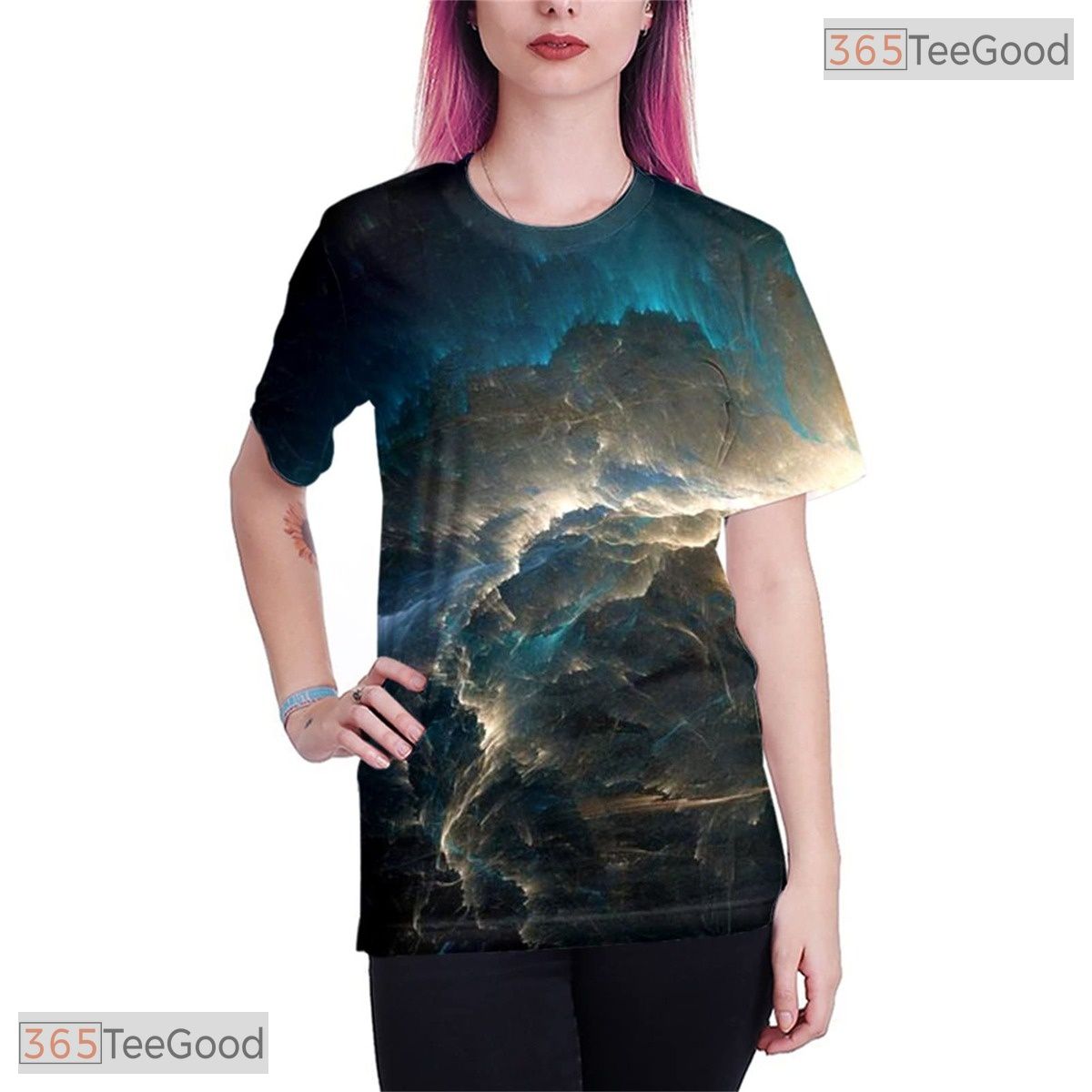Cool Grey Modern Abstract Illusion 3D Printed Casual Unisex Short Sleeve Shirt