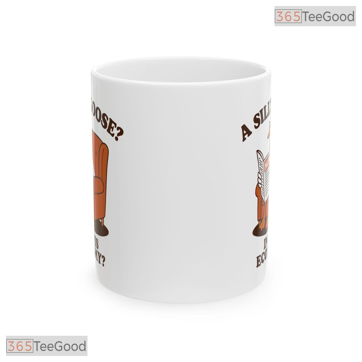 Silly Goose Animal Meme Coffee Mug - Funny Sarcastic Humorous Gift Ceramic Accent Mug