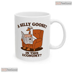Silly Goose Animal Meme Coffee Mug - Funny Sarcastic Humorous Gift Ceramic Accent Mug