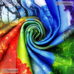 Multi Color Cosmic Stardust Graphic 3D Printed Casual Unisex Tee Shirt Styles