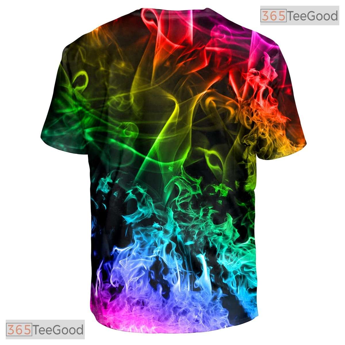 Abstract Dark Smog Smoke Graphic Art 3D Printed Casual Unisex Tee Shirt Tops