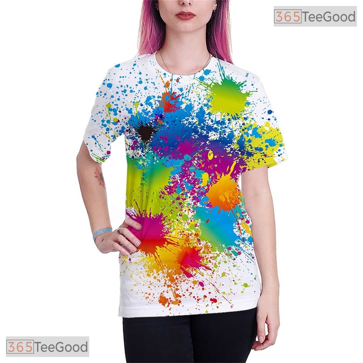 Clean White Minimalist Novelty Graphic 3D Printed Casual Unisex T-Shirt Tops