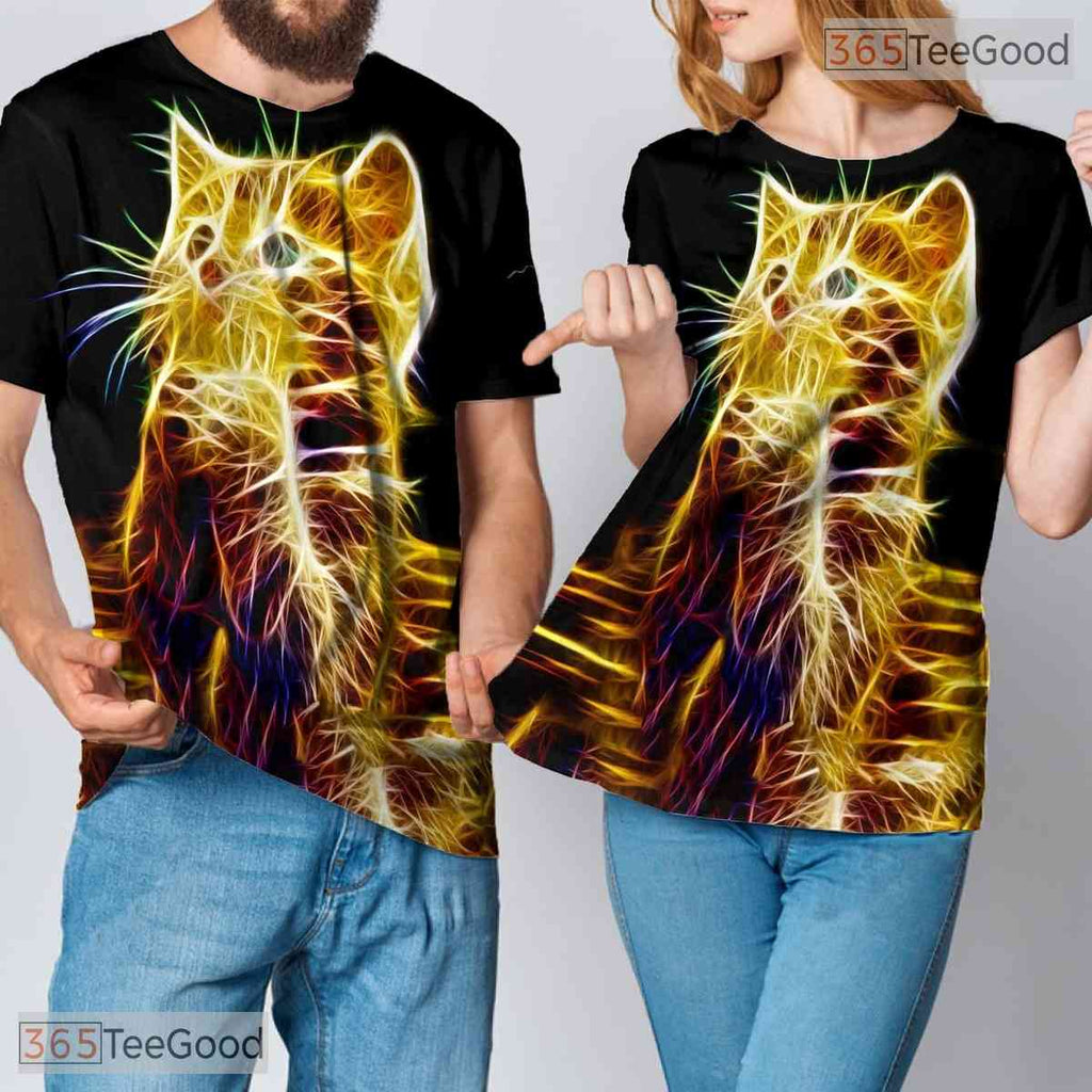 Unique Creative Graphic Art Design Pattern 3D Printed Casual Unisex Tee Shirt