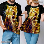 Unique Creative Graphic Art Design Pattern 3D Printed Casual Unisex Tee Shirt
