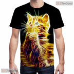 Unique Creative Graphic Art Design Pattern 3D Printed Casual Unisex Tee Shirt