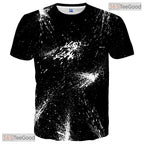 Trendy Colorful Abstract Graphic Art Print 3D Printed Casual Unisex Tee Shirt