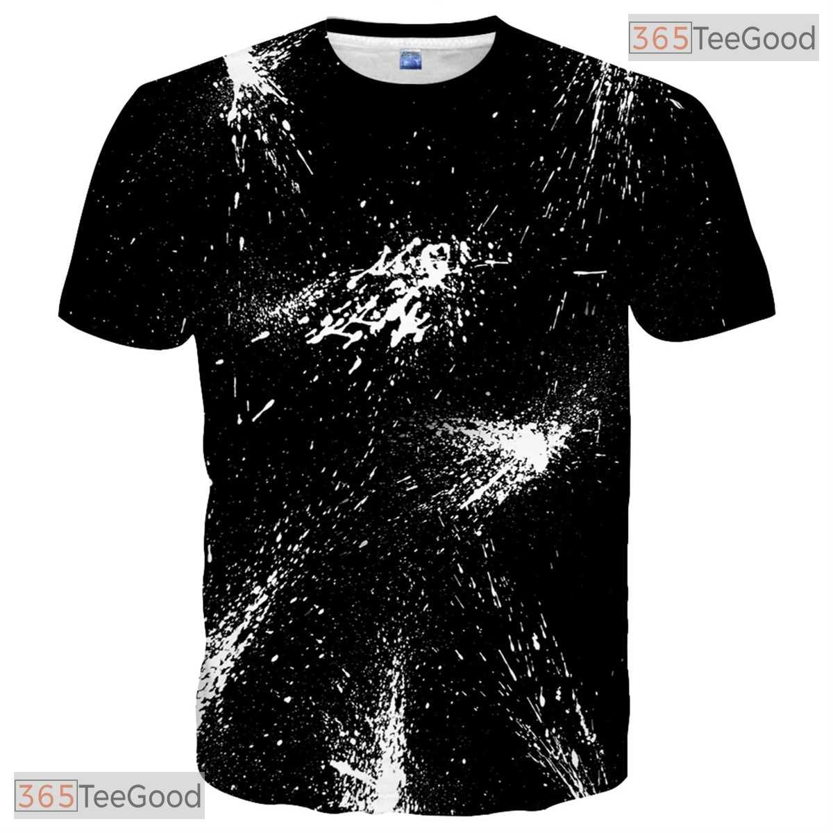 Trendy Colorful Abstract Graphic Art Print 3D Printed Casual Unisex Tee Shirt