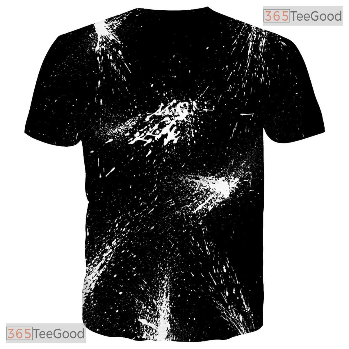 Trendy Colorful Abstract Graphic Art Print 3D Printed Casual Unisex Tee Shirt
