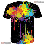 Dark Gothic Skull Fantasy Graphic Art 3D Printed Casual Unisex Tee Shirt Tops